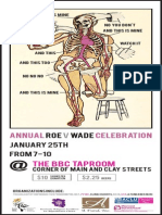 Roe v. Wade Celebration Flyer