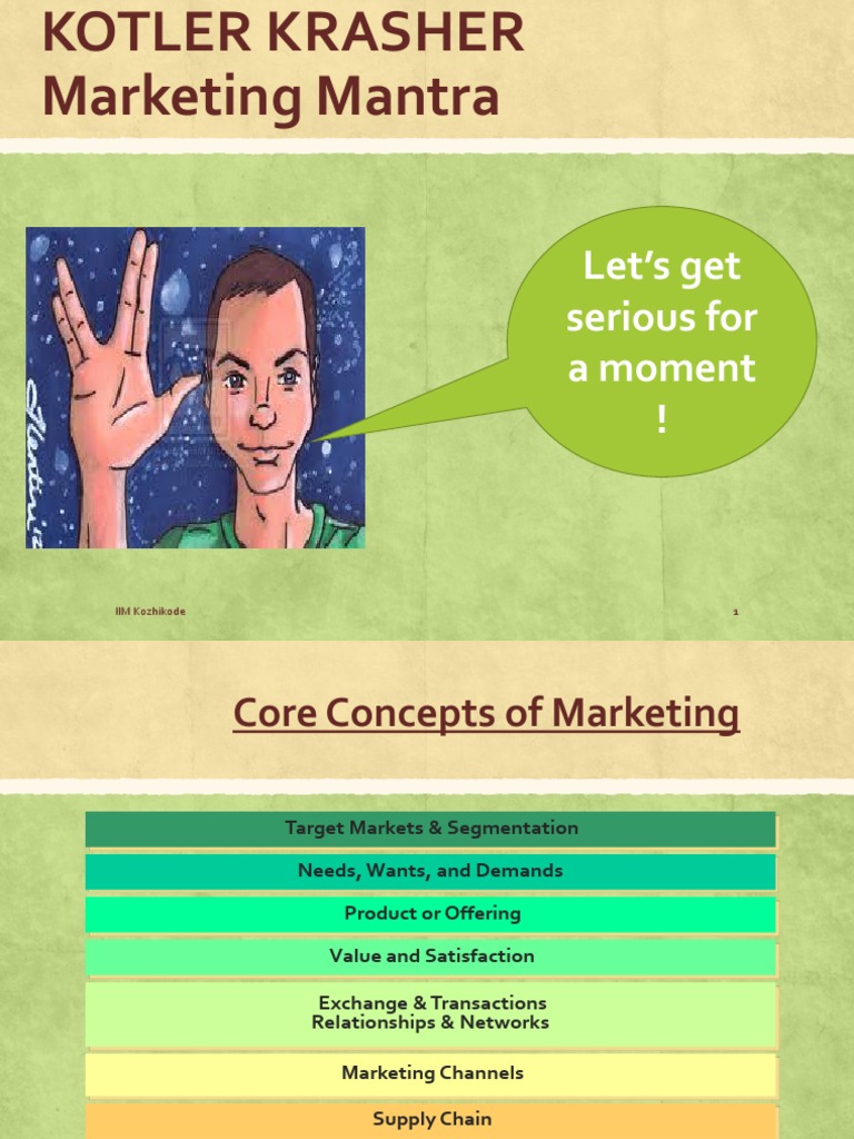 Core Marketing Concepts Explained | PDF | Marketing | Prices