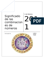 Significado de Combinaciones de Numeros