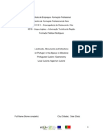 8218 - Língua Inglesa – Informação Turística da Região - Links