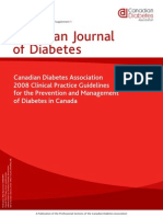 Canadian Diabetes Clinical Guidelines 2008