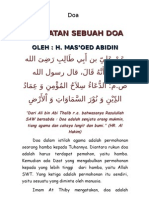 Kekuatan Sebuah Doa