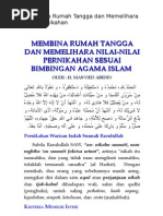 Download Memelihara Rumah Tangga Dan Nilai Pernikahan by H Masoed Abidin bin Zainal Abidin Jabbar SN19591776 doc pdf