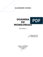 Doamna de Monsoreau Vol.1