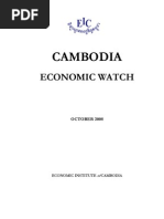 Download Cambodia Economic Watch October 2008 by Saravorn SN19595519 doc pdf