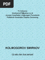 Download Statsitik Kolmogorov Smirnov Uji Kesesuaian Satu  Dua Sampel by Tri Cahyono SN19596964 doc pdf
