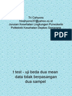 Statistik T Test Data Tak Berpasangan