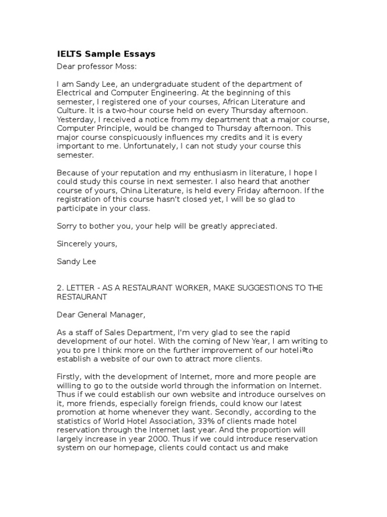 Ielts writing task 2 samples image