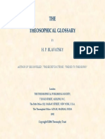 Adelphi: Blavatsky Publishes The Theosophical Glossary.