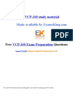 Exam VCP-310 Preparation Questions