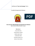 Ciclo de vida y Metodologías de Desarrollo de Software(o)