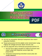 Penyusunan Kisi-Kisi Soal