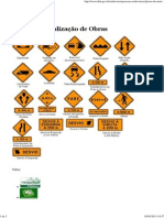 Placas de Sinalização de Obras 03