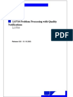 LO710-V46c-En Problem Processing With Quality Notifications