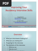 Download Improving Your Residency Interview Skills 2009 by Ram SN19601337 doc pdf