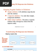 Transforming ER Diagrams Into Relations