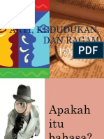 Arti, Kedudukan, Dan Ragam Bahasa