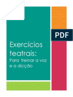 Exercícios Teatrais