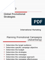 Global Promotional Strategies