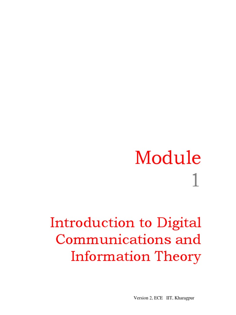 Digital Communication | PDF | Modulation | Radio Spectrum