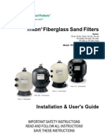 TritonIIOMFiberglass Sand Filters Owners Manual
