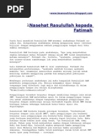 Download Nasehat Rasul kepada Fatimah by Kang Tris SN196046 doc pdf