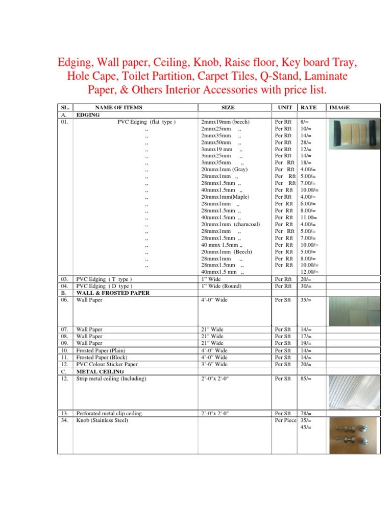 Interior Materials | PDF | Architectural Elements | Art Media
