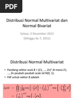 Distribusi Normal Multivariat Dan Normal Bivariat