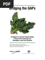 Download Bridging the GAPs Strategies to Improve Produce Safety Preserve Farm Diversity and Strengthen Local Food Systems by Food and Water Watch SN19606550 doc pdf