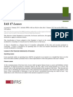 IAS 17 Leases: Technical Summary