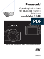DMC-FZ38: Operating Instructions For Advanced Features