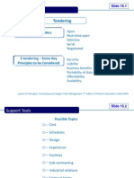 Tendering: Types of Tenders