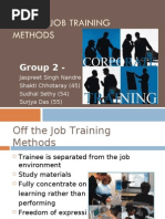 Download On the Job training Methods by jnandre SN19609473 doc pdf