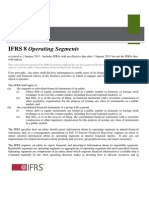 IFRS 8 Operating Segments: Technical Summary