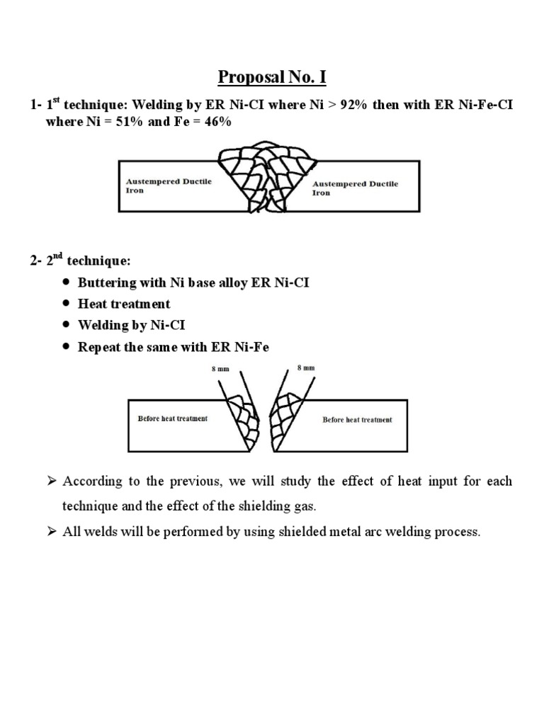 Welding Techniques and Heat Input Study | PDF