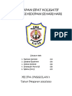 Penerapan Sifat Koligatif Dalam Kehidupan Sehari