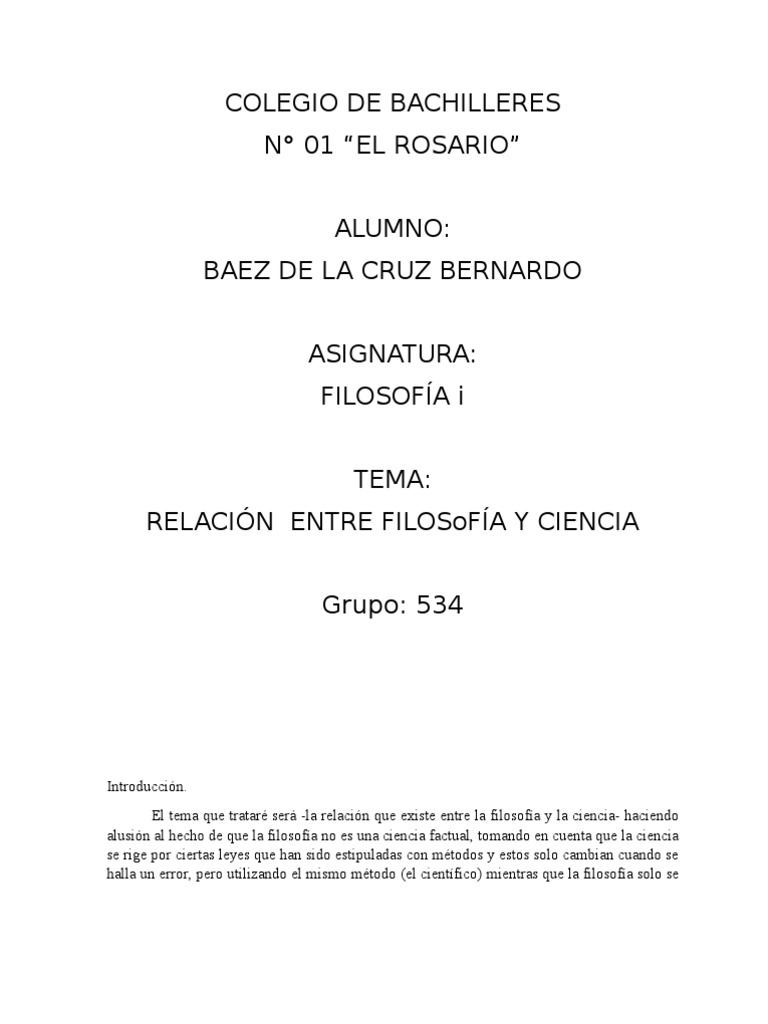 ensayo filosofico