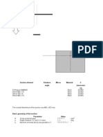 Section Element Rotation Angle Mirror Material E (Mton/mm 2)