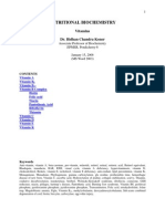 Nutritional Biochemistry: Vitamins Dr. Bidhan Chandra Koner