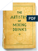 The Artistry of Mixing Drinks (Frank Myer)