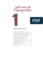 Cadernos de Tipografia 1