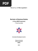 Download BBS 4 Years Program of Tribhuvan University Course Curriculum by Dayaram Sah SN196139371 doc pdf