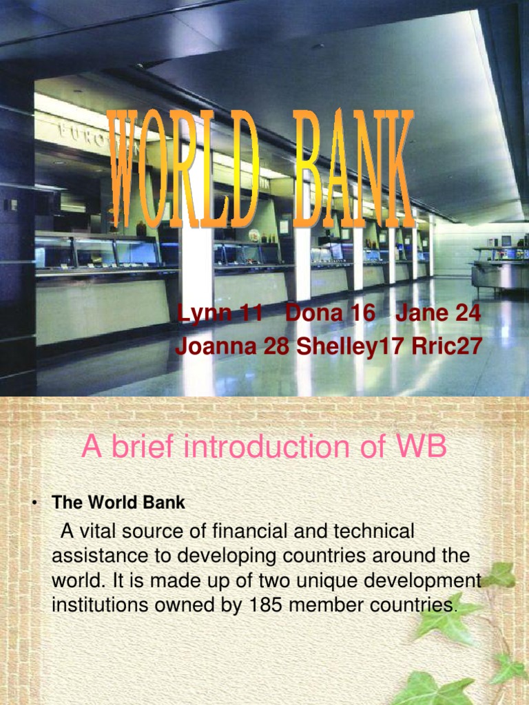 World Bank Development – World Bank Group Pdf – SZHSO