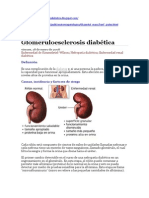 Glomerulo Esclerosis Diabetica