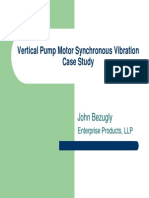 Vertical Pump Synchronous Motor Vibration