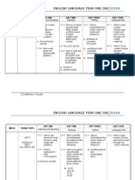 Scheme of Work KSSR Year 1