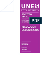Programa - Resolucion de Conflictos PDF