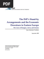 Download The IMFs Stand-by Arrangements and the Economic Downturn in Eastern Europe The Cases of Hungary Latvia and Ukraine by Center for Economic and Policy Research SN19615391 doc pdf