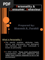 Personality & Consumer Behaviour