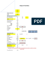 Besign of Fixed Base: Staining Actions